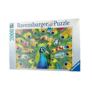 Ravensburger 2000 piece Land of the Peacock jigsaw puzzle 165674  P8 Free Ship